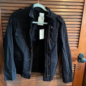 NWT Anine Bing black jean jacket